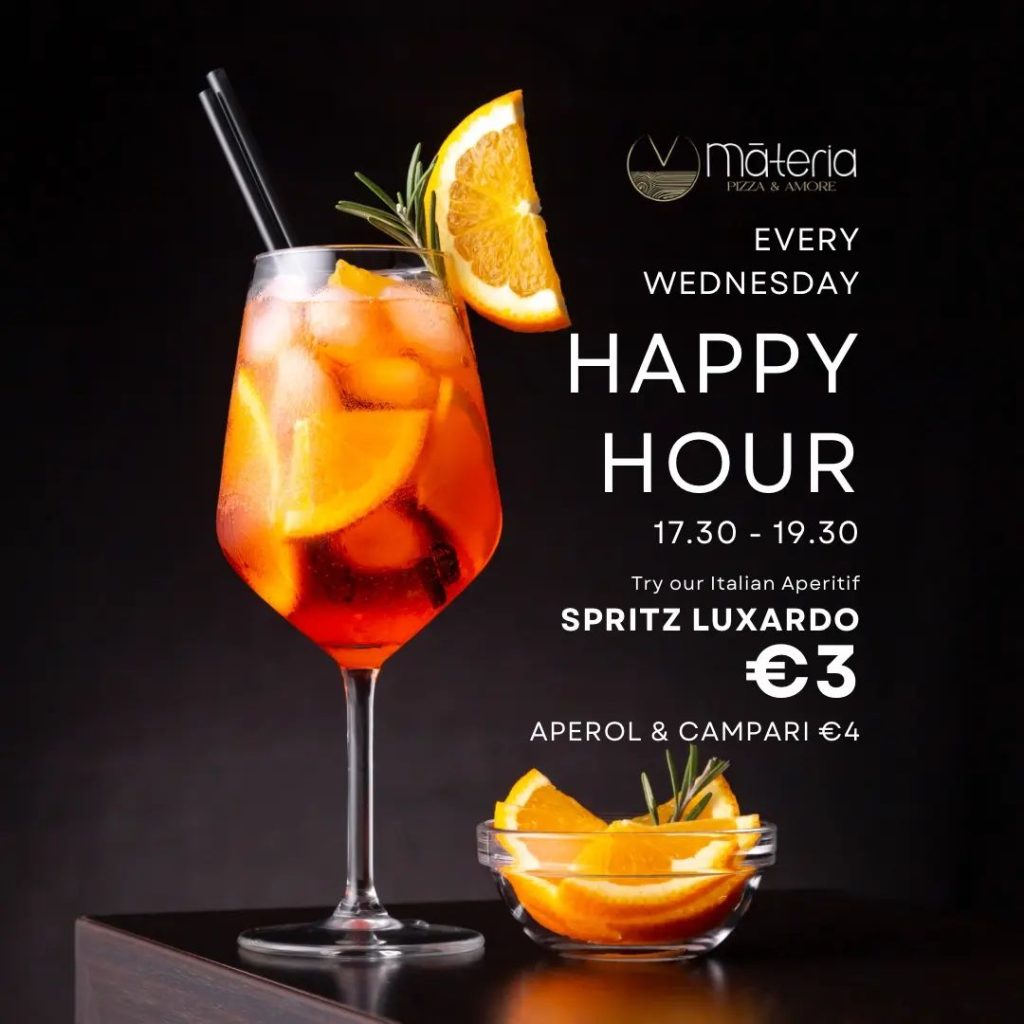 spritz happy hour Lisbona Materia