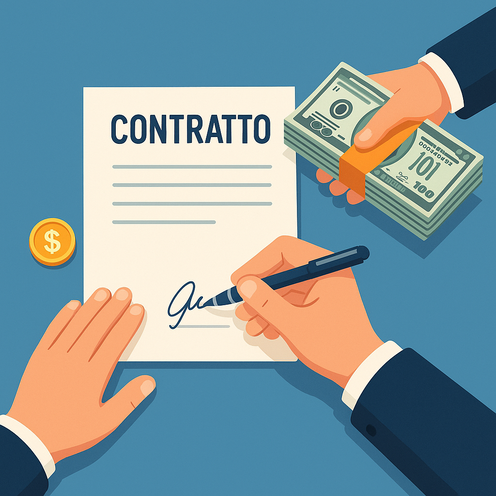 contratto con bonus alla firma
