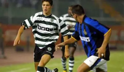 Gigi Di Biagio maglia esordio Cristiano Ronaldo