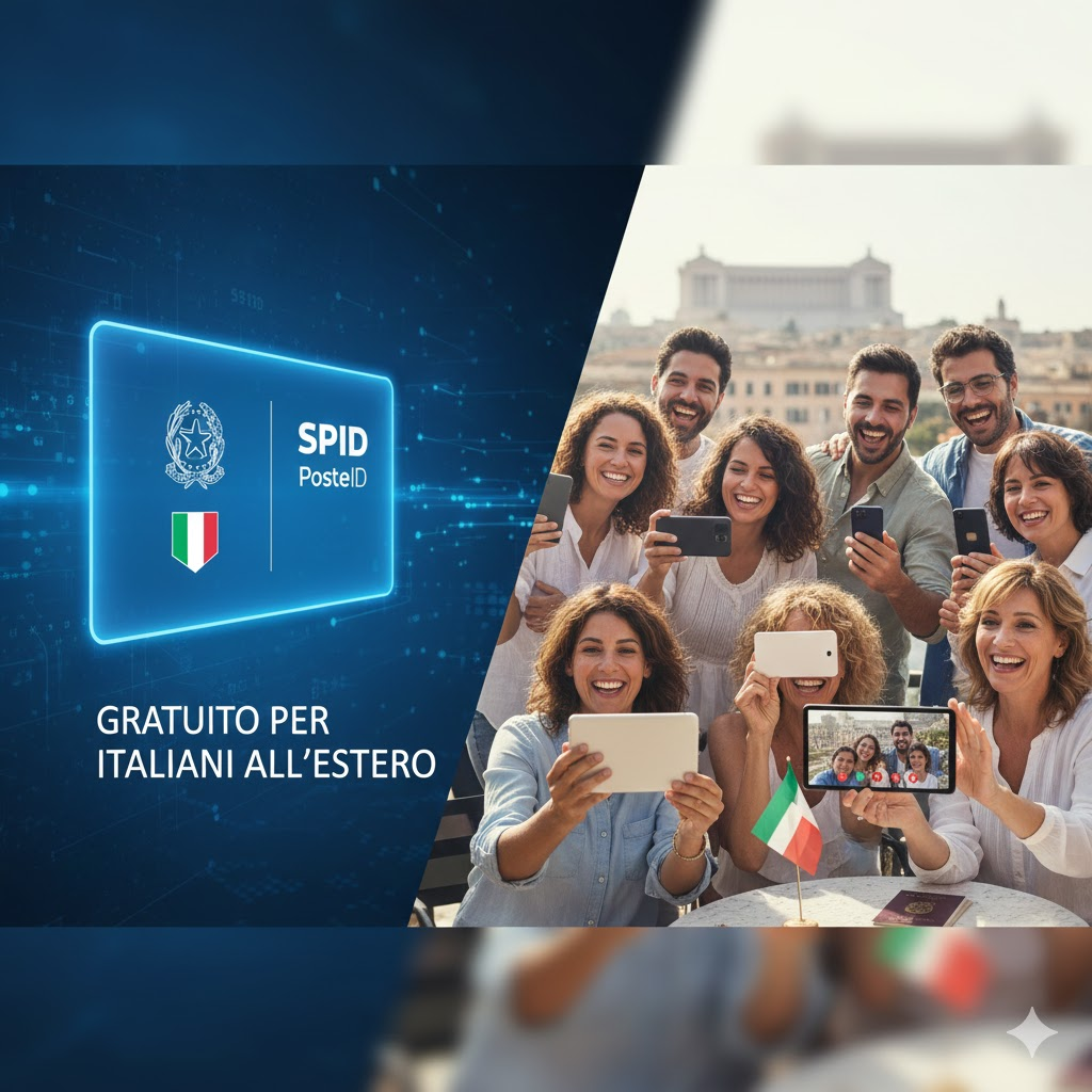 SPID e PosteID gratuiti per gli italiani all’estero